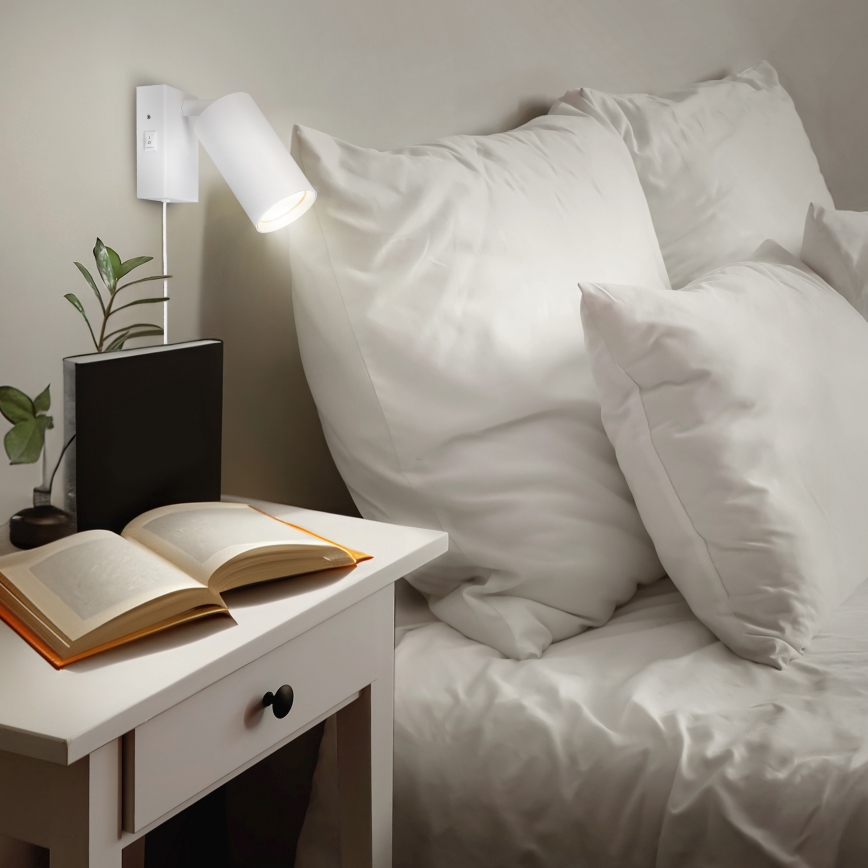 Lampada da parete CELE 1xGU10/30W/230V bianca