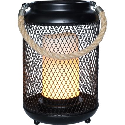 LED Lampada da tavolo decorativa LED/3xAA nero