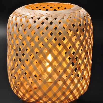 LED Lampada da tavolo decorativa BOHO LED/2xAAA rattan