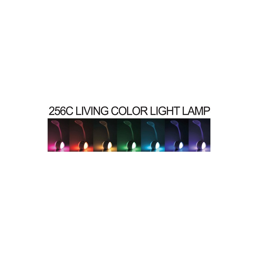 Lampada LED RGB da tavolo dimmerabile LED/6W/230V