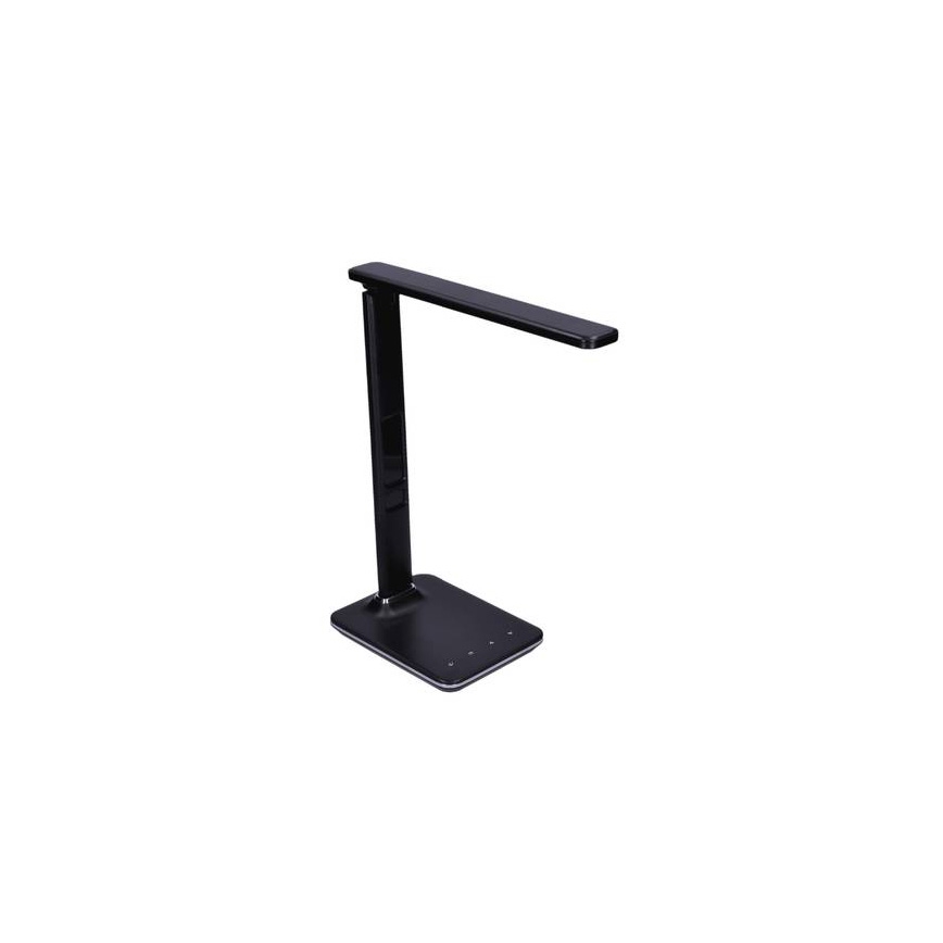 Lampada LED da tavolo con display LED/9W/230V nero