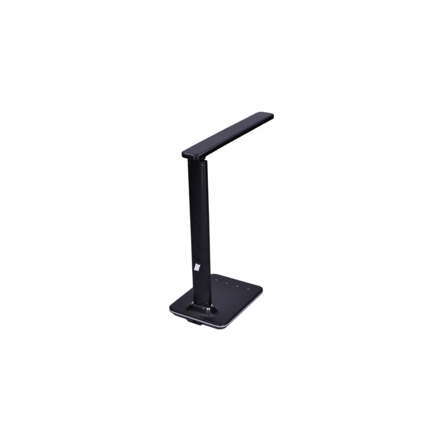 Lampada LED da tavolo con display LED/9W/230V nero