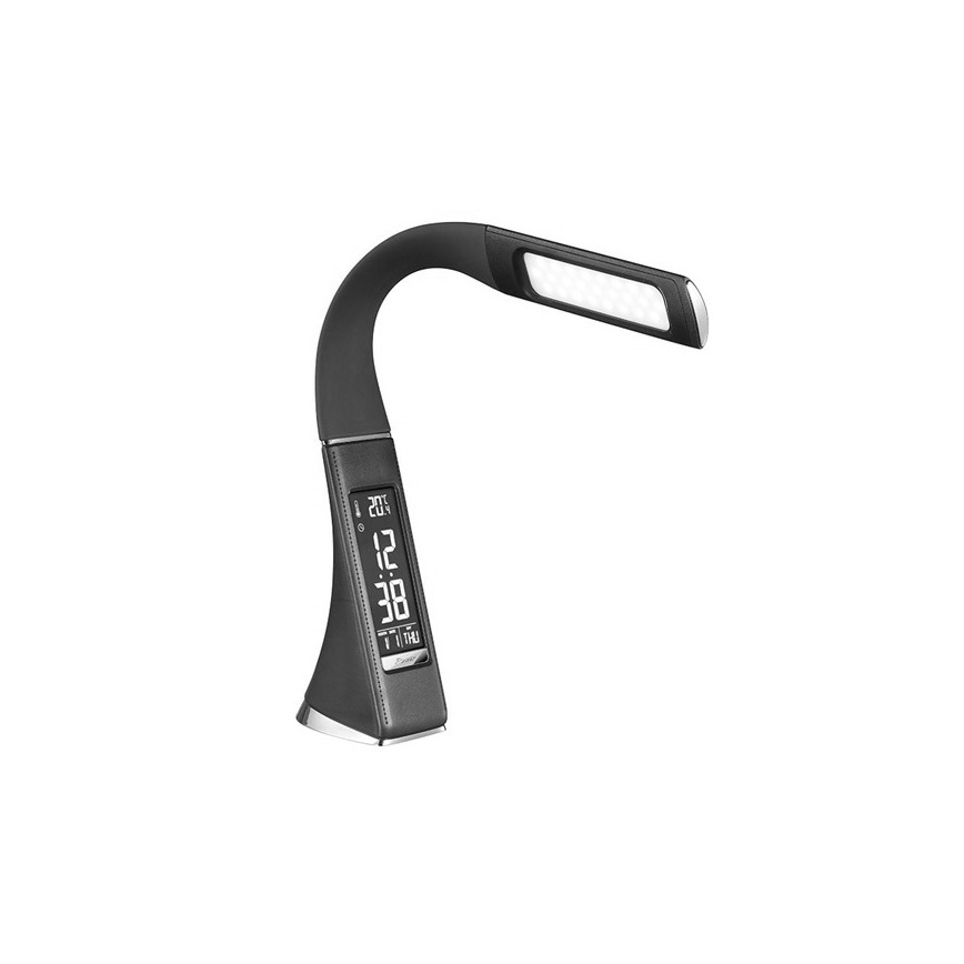 Lampada LED da tavolo dimmerabile con display LED/6W/230V nero