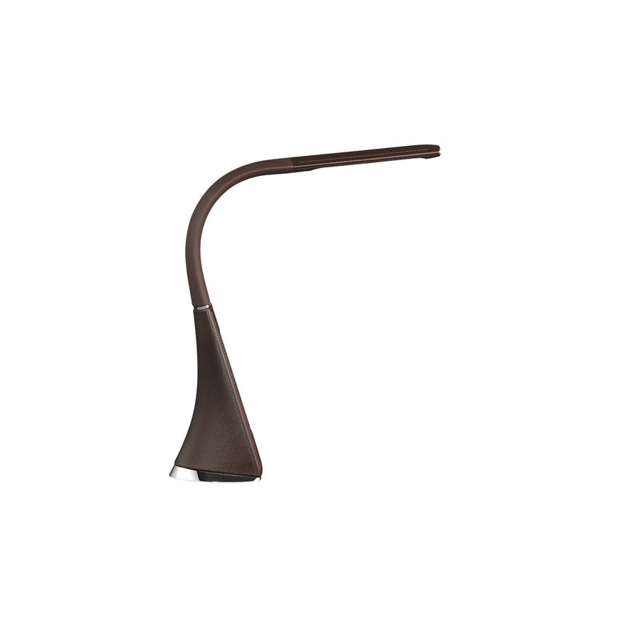 Lampada LED da tavolo dimmerabile con display LED/6W/230V marrone
