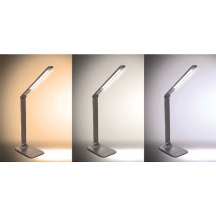 Lampada da tavolo LED dimmerabile con caricatore wireless LED/10W/100-240V