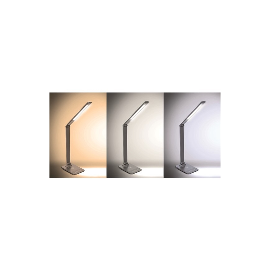 Lampada da tavolo LED dimmerabile con caricatore wireless LED/10W/100-240V