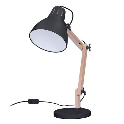 Lampada da tavolo FALUN 1xE27/25W/230V nero