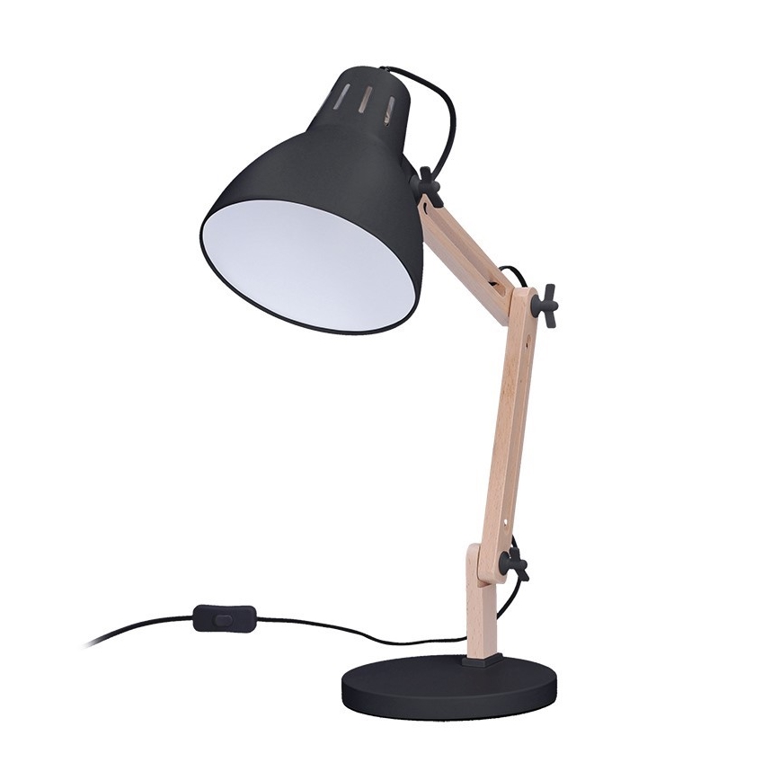 Lampada da tavolo FALUN 1xE27/25W/230V nero