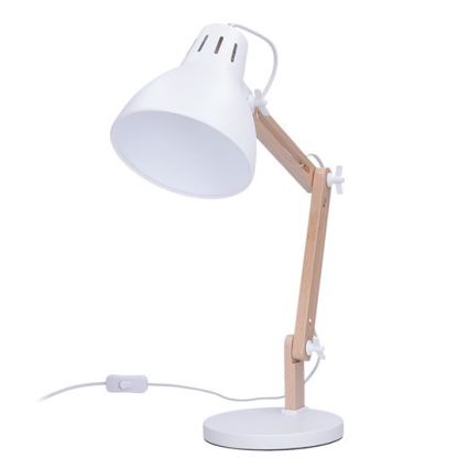 Lampada da tavolo FALUN 1xE27/25W/230V bianco