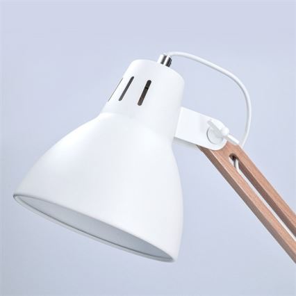 Lampada da tavolo FALUN 1xE27/25W/230V bianco