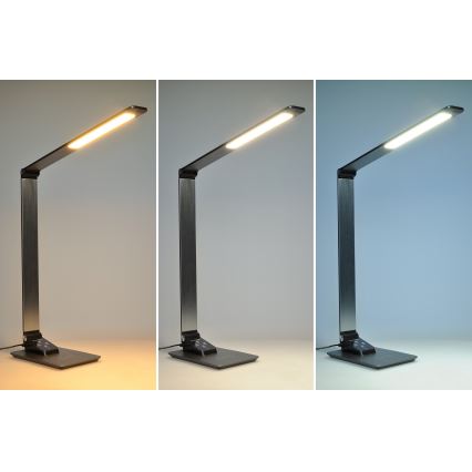 Lampada da tavolo LED dimmerabile con ricarica wireless	 LED/10W/230V cromo opaco