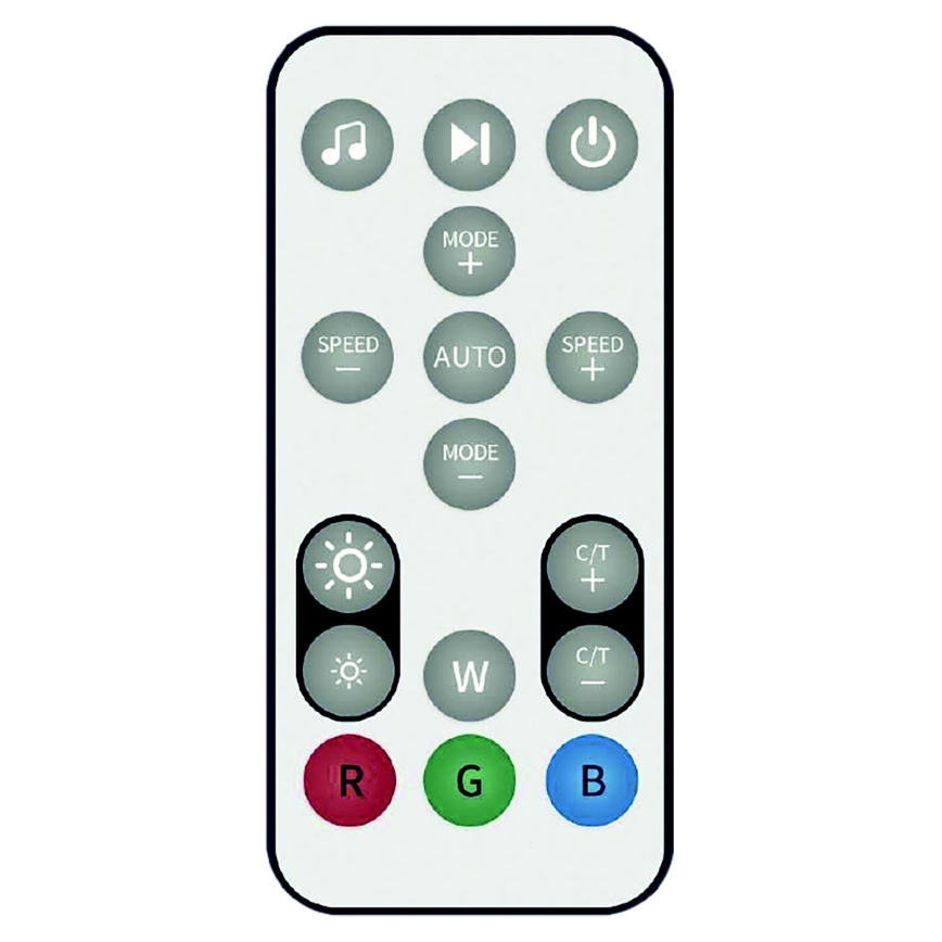 Lampada da terra LED RGB dimmerabile RAINBOW LED/20W/230V Wi-Fi Tuya + telecomando
