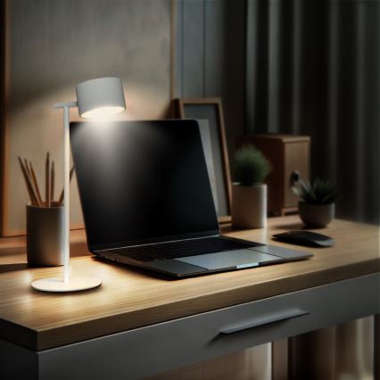 Lampada LED Dimmerabile touch ricaricabile 3in1 LED/4W/2000 mAh 3000/4000/6500K bianco