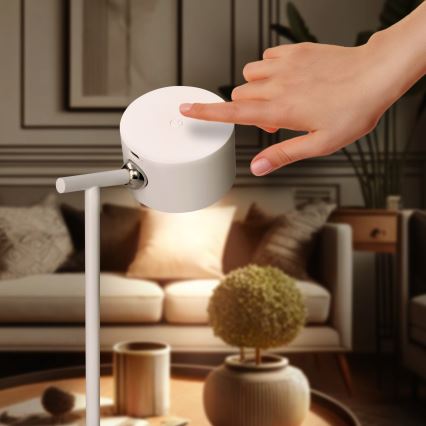 Lampada LED Dimmerabile touch ricaricabile 3in1 LED/4W/2000 mAh 3000/4000/6500K bianco