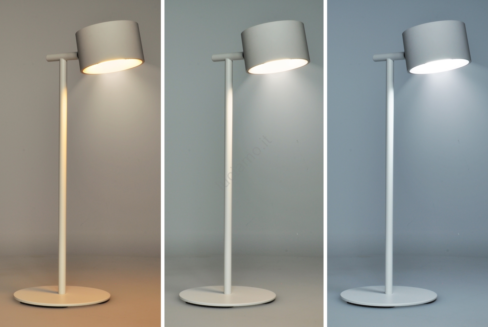SO-TECH Lampada Da Lettura A LED 'Luminoso' - Braccio Flessibile E 3 Livelli Di Luminosità - Bianca Con Alimentatore Incluso
