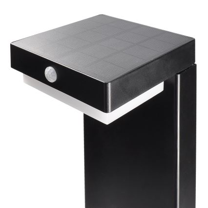 Lampada solare LED con sensore di movimento e crepuscolare PALERMO LED/5W/2000 mAh IP54 nero