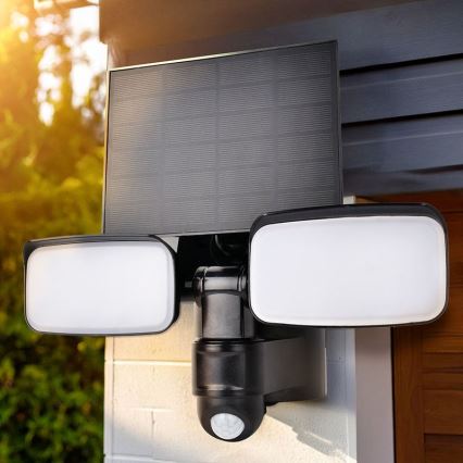 Faretto solare LED con sensore LED/9W/3,7V 3600 mAh IP54