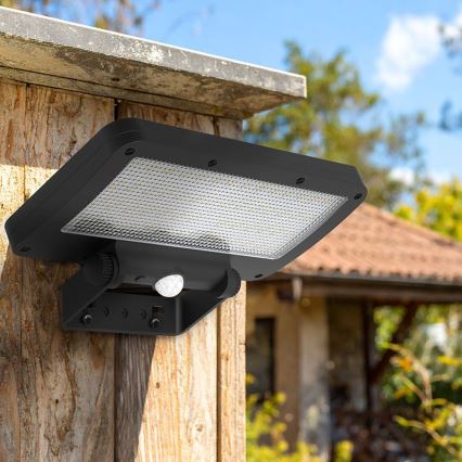 Proiettore solare LED con sensore LED/5W/3,7V 1500 mAh IP54