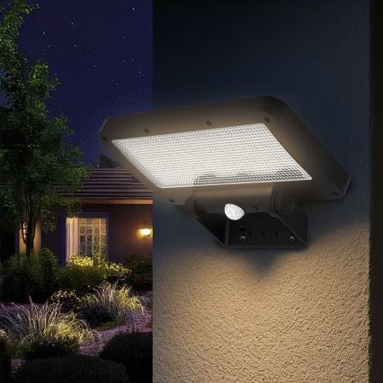 Proiettore solare LED con sensore LED/5W/3,7V 1500 mAh IP54
