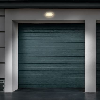 Applique a LED da esterno LED/13W/230V 4000K IP54 grigio ovale