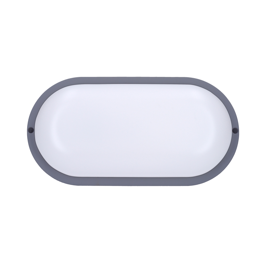 Applique a LED da esterno LED/13W/230V 4000K IP54 grigio ovale