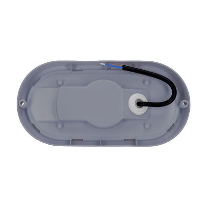 Applique a LED da esterno LED/13W/230V 4000K IP54 grigio ovale