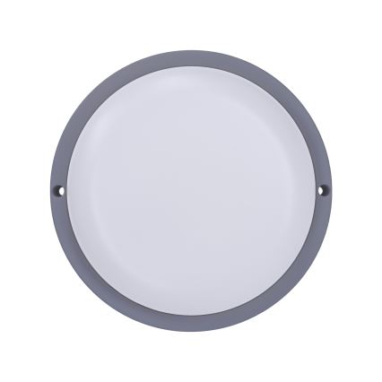 Applique a LED da esterno LED/13W/230V 4000K IP54 grigio arrotondato