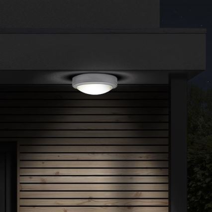 Plafoniera LED da esterno SIENA LED/13W/230V IP54 diametro 17 cm bianco