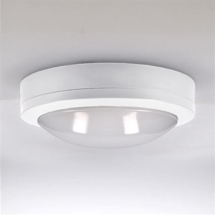 Plafoniera LED da esterno SIENA LED/13W/230V IP54 diametro 17 cm bianco