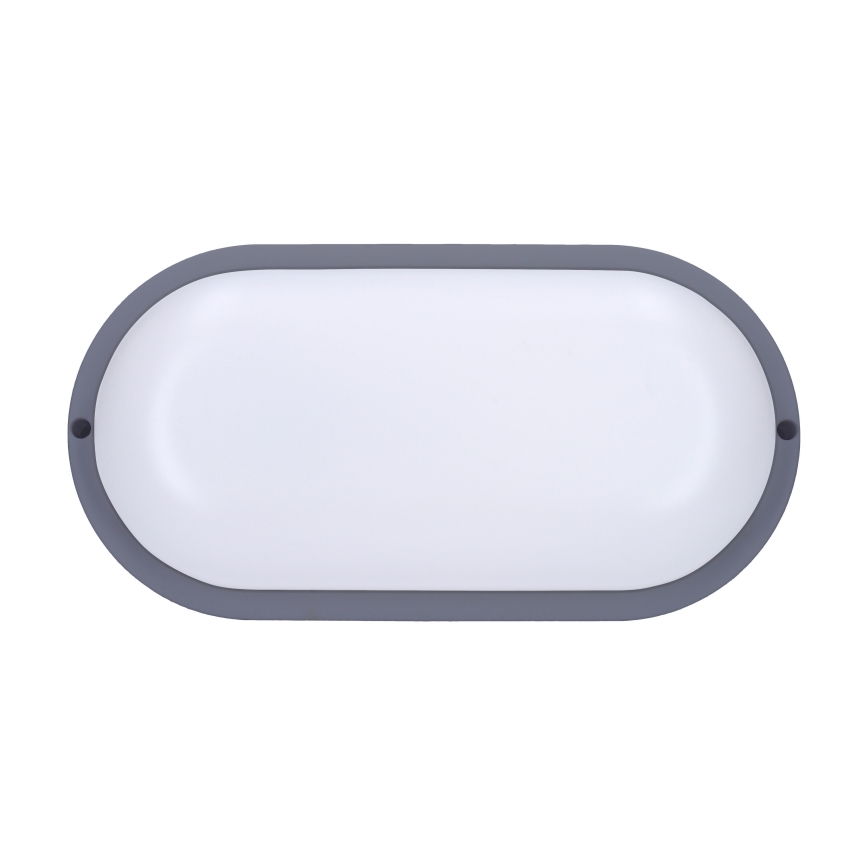 LED Lampada da esterno LED/20W/230V 4000K IP54 grigio ovale