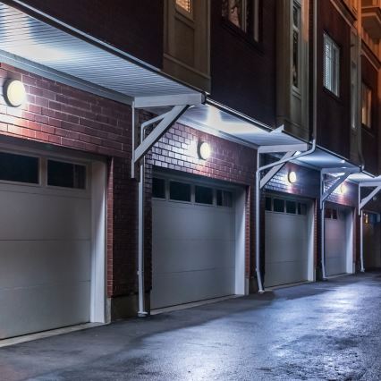 Applique a LED da esterno LED/20W/230V 4000K IP54 grigio arrotondato