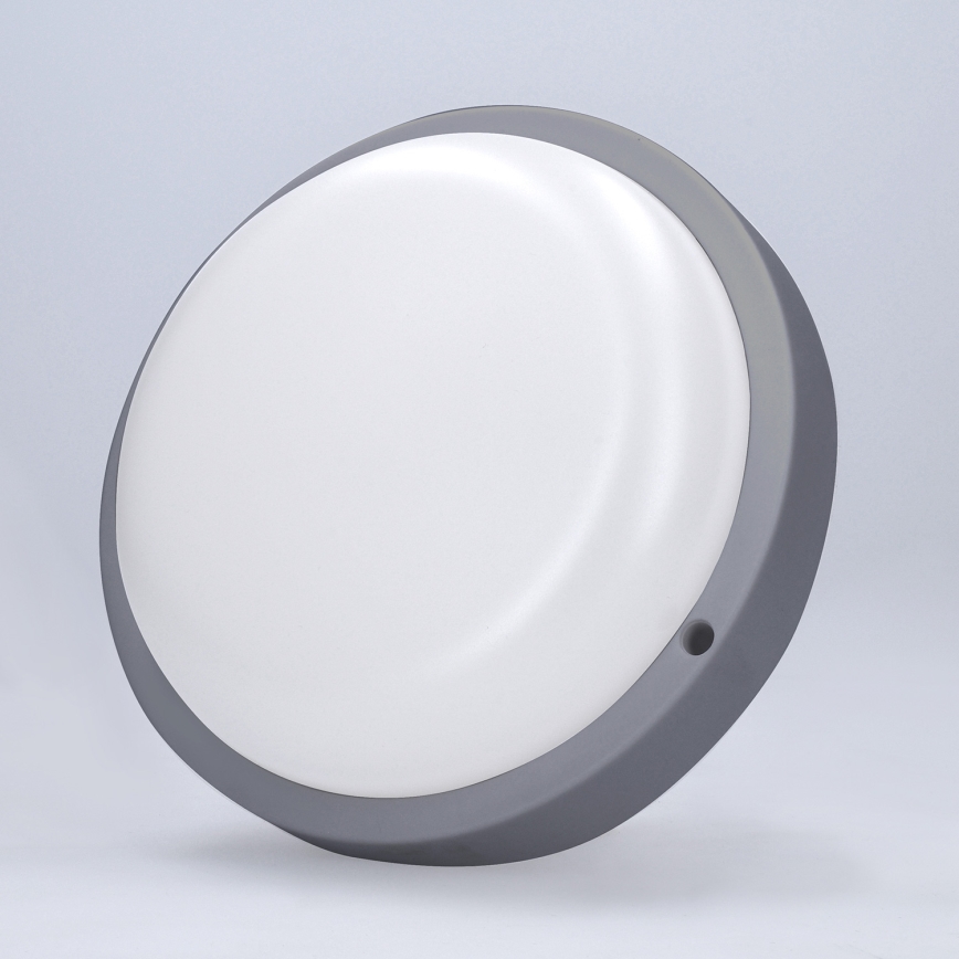 Applique a LED da esterno LED/20W/230V 4000K IP54 grigio arrotondato