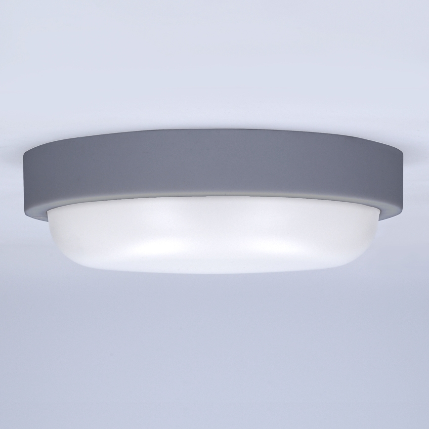 Applique a LED da esterno LED/20W/230V 4000K IP54 grigio arrotondato