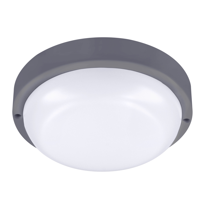 Applique a LED da esterno LED/20W/230V 4000K IP54 grigio arrotondato