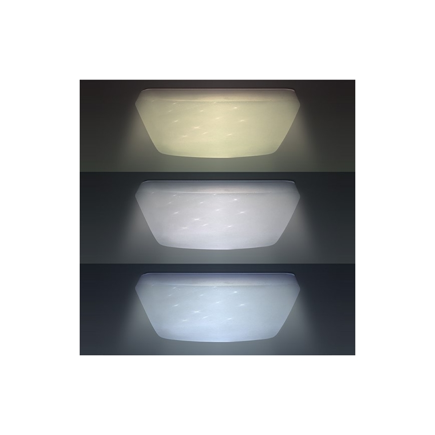 Plafoniera LED dimmerabile STAR LED/24W/230V + Telecomando