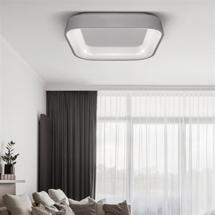 Plafoniera LED dimmerabile TREVISO LED/48W/230V + Telecomando