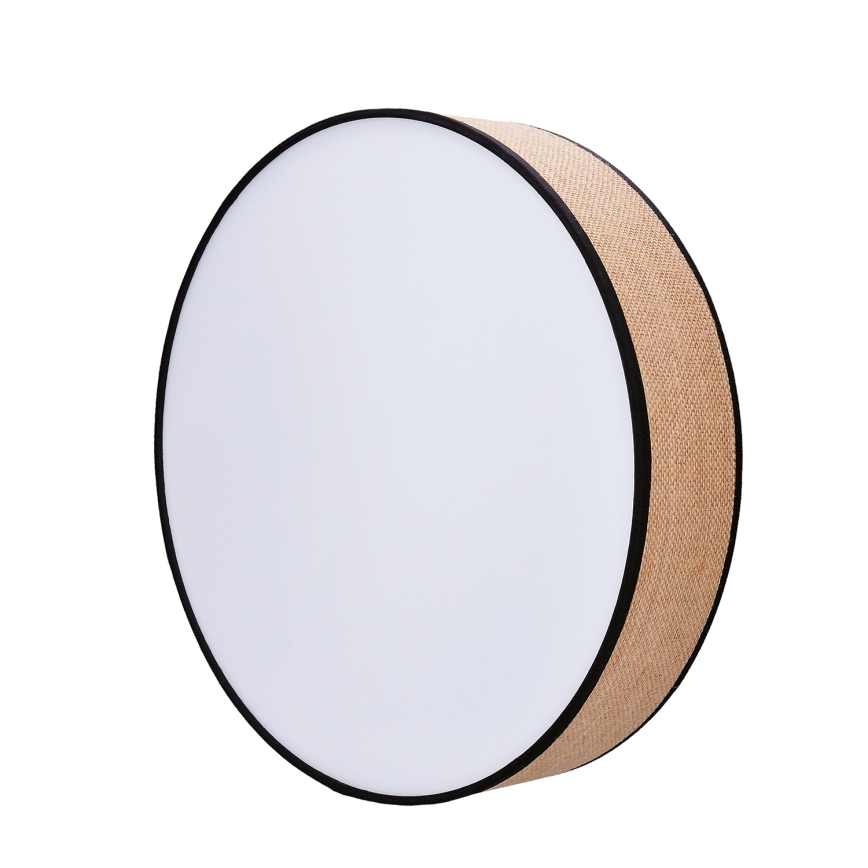 Plafoniera LED dimmerabile BROWNIE LED/48W/230V 3000-6500K marrone diametro 40 cm + telecomando