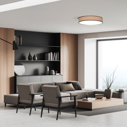 Lampada da soffitto dimmerabile LED BROWNIE LED/60W/230V 3000-6500K marrone diam. 50 cm + telecomando
