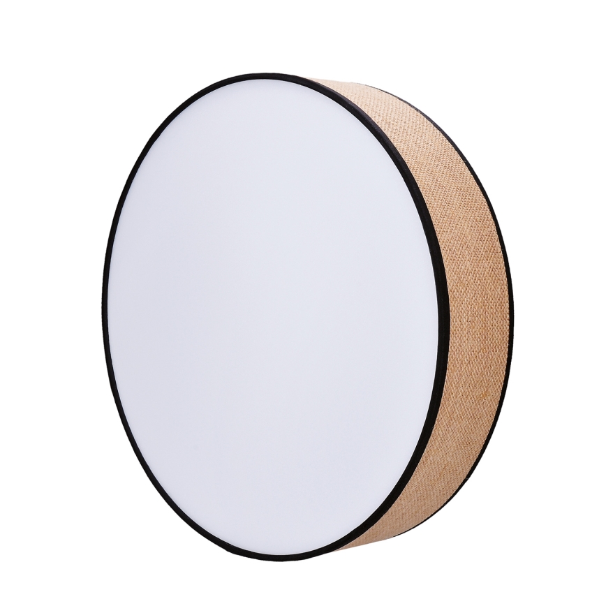 Plafoniera LED dimmerabile BROWNIE LED/60W/230V 3000-6500K marrone diametro 50 cm + telecomando