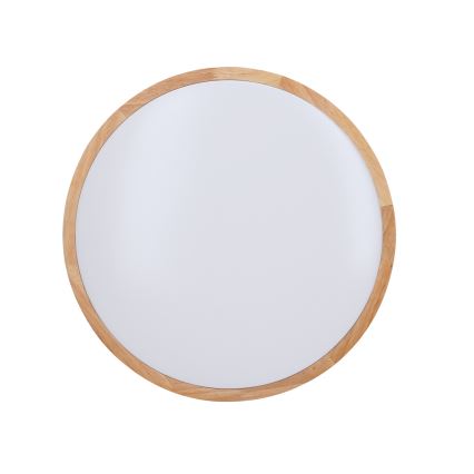 Plafoniera LED dimmerabile SOLID OAK LED/48W/230V 3000-6500K quercia diametro 39 cm + telecomando