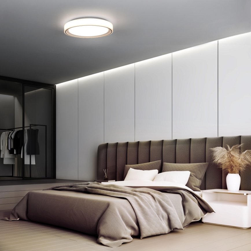 Plafoniera LED RGB dimmerabile FLOCO LED/30W/230V 3000-6500K + RGB/6W diametro 40cm + telecomando