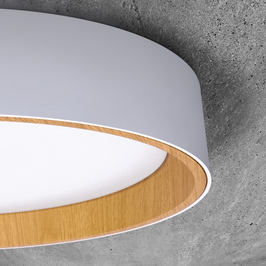 Plafoniera LED dimmerabile LARIOS LED/48W/230V 3000-6500K diametro 39 cm bianco + telecomando
