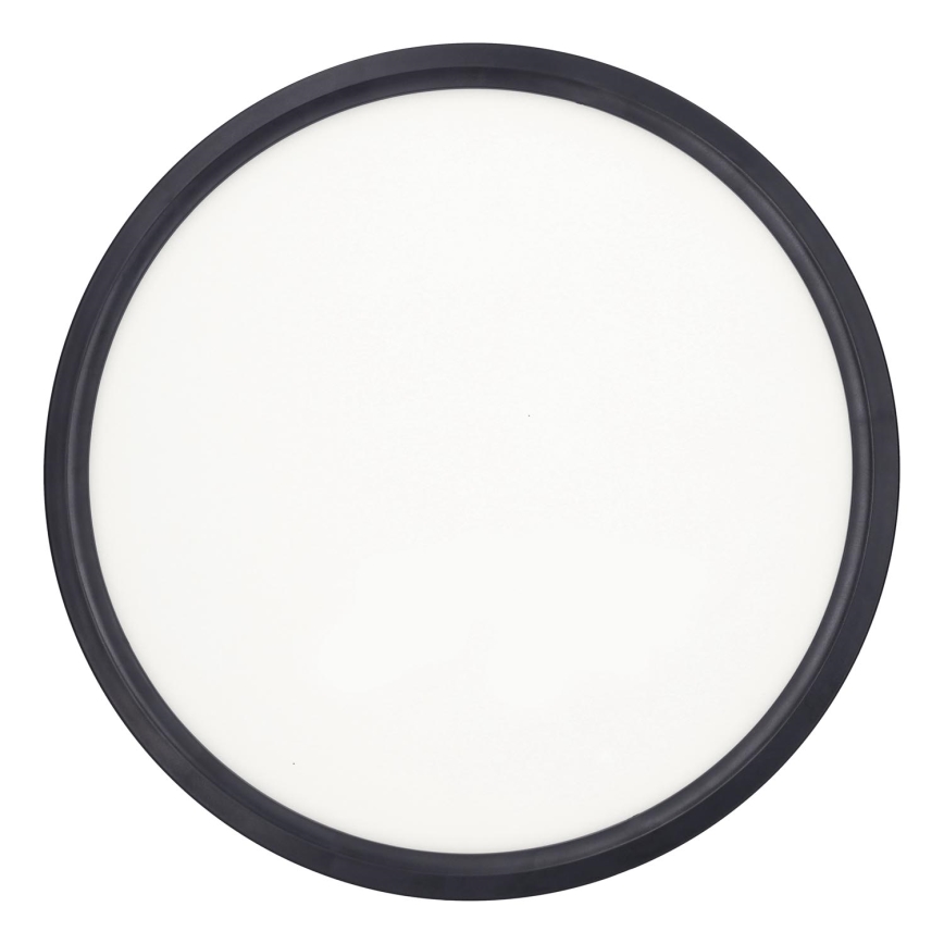 Plafoniera LED dimmerabile ESTELA LED/36W/230V diametro 30 cm nero + telecomando