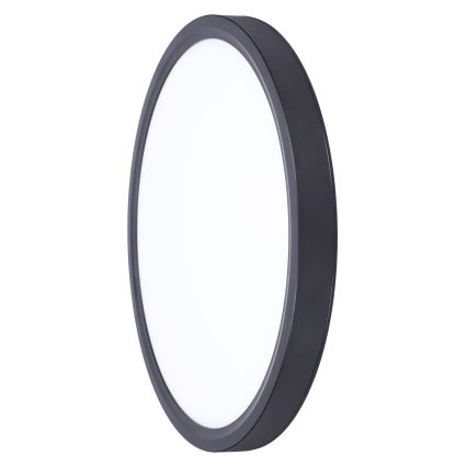 Plafoniera LED dimmerabile ESTELA LED/36W/230V diametro 30 cm nero + telecomando
