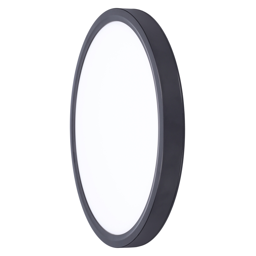 Plafoniera LED dimmerabile ESTELA LED/36W/230V diametro 30 cm nero + telecomando