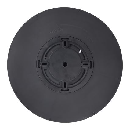 Plafoniera LED dimmerabile ESTELA LED/36W/230V diametro 30 cm nero + telecomando