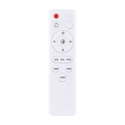 Plafoniera LED dimmerabile ESTELA LED/36W/230V diametro 30 cm bianco + telecomando