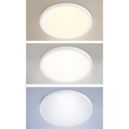 Lampada LED dimmerabile da soffitto (montaggio a plafone o a sospensione) 40W/230V 3000-6500K + telecomando