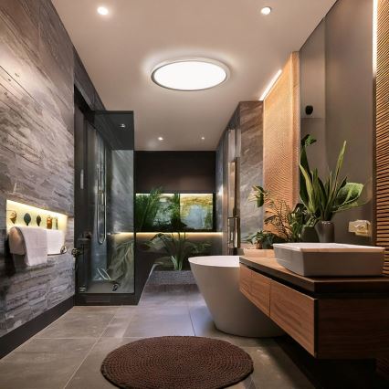 Plafoniera LED per bagno ACATE LED/18W/230V 3000/4000/6000K diam. 22 cm IP54