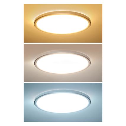 Plafoniera LED per bagno ACATE LED/18W/230V 3000/4000/6000K diam. 22 cm IP54